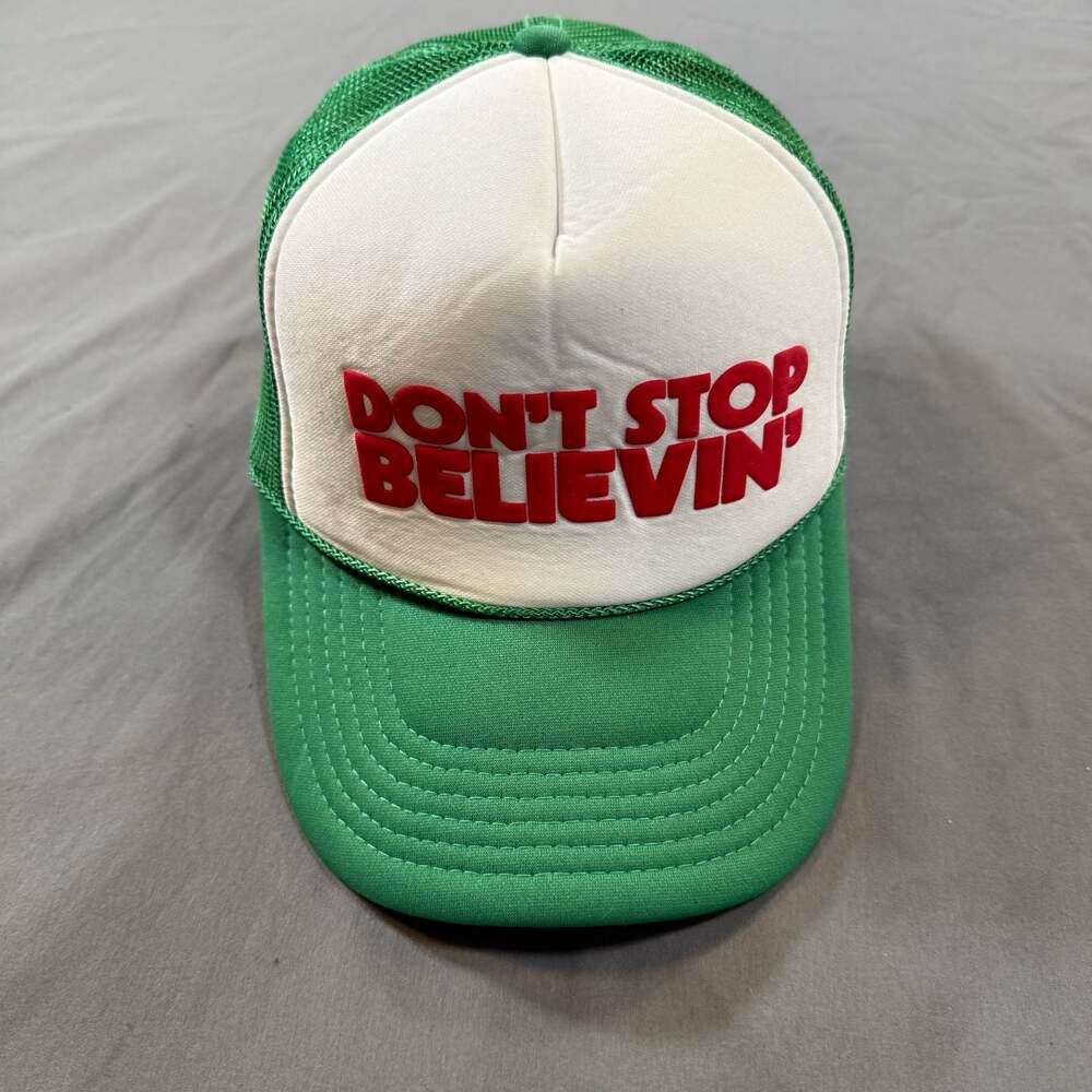 Local Beachcomber Don’t Stop Believin Trucker Hat Snapback Mesh Cap